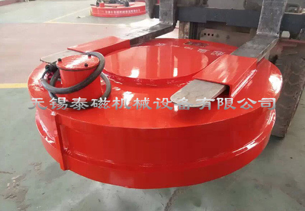 起重电磁吸盘的吸放料操作过程说明